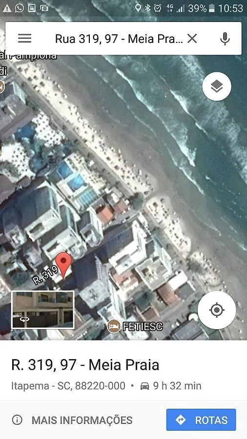 Apto Meia Praia, Pe Na Areia, Quadramar Itapema